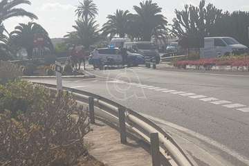 Atropello de un ciclista en la circunvalación de Telde/TA.